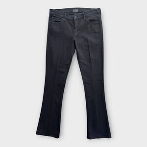 MOTHER The Runaway Jeans A Model Spy Black Bootcut Flare Stretch Denim Jeans 31
